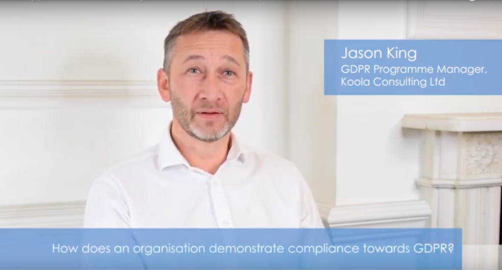 Jason King discusses how businesses can ensure GDPR Compliance.