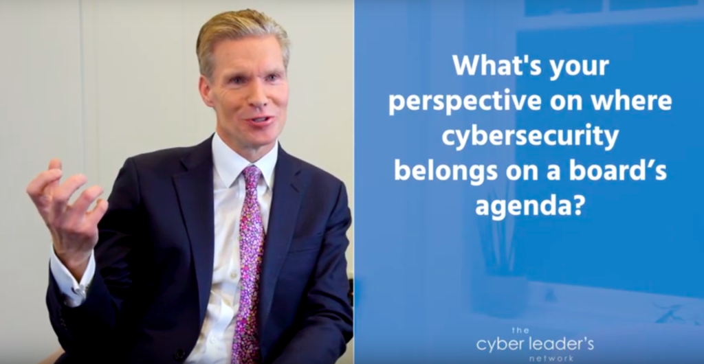 The Ex-COO of the UK Government discusses cyber security in the boardroom.
